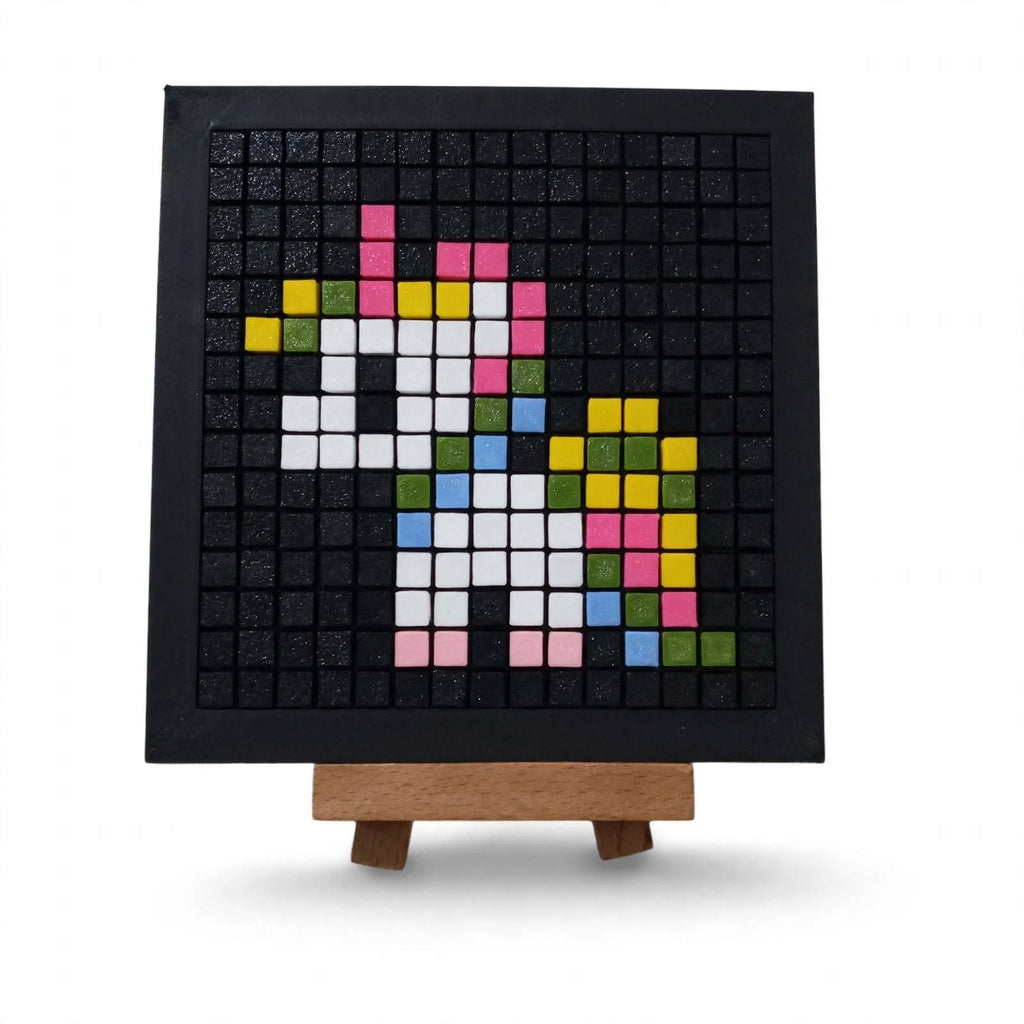 Unicorn Pixel Mosaic Kit – DIY Mosaic Art Kit