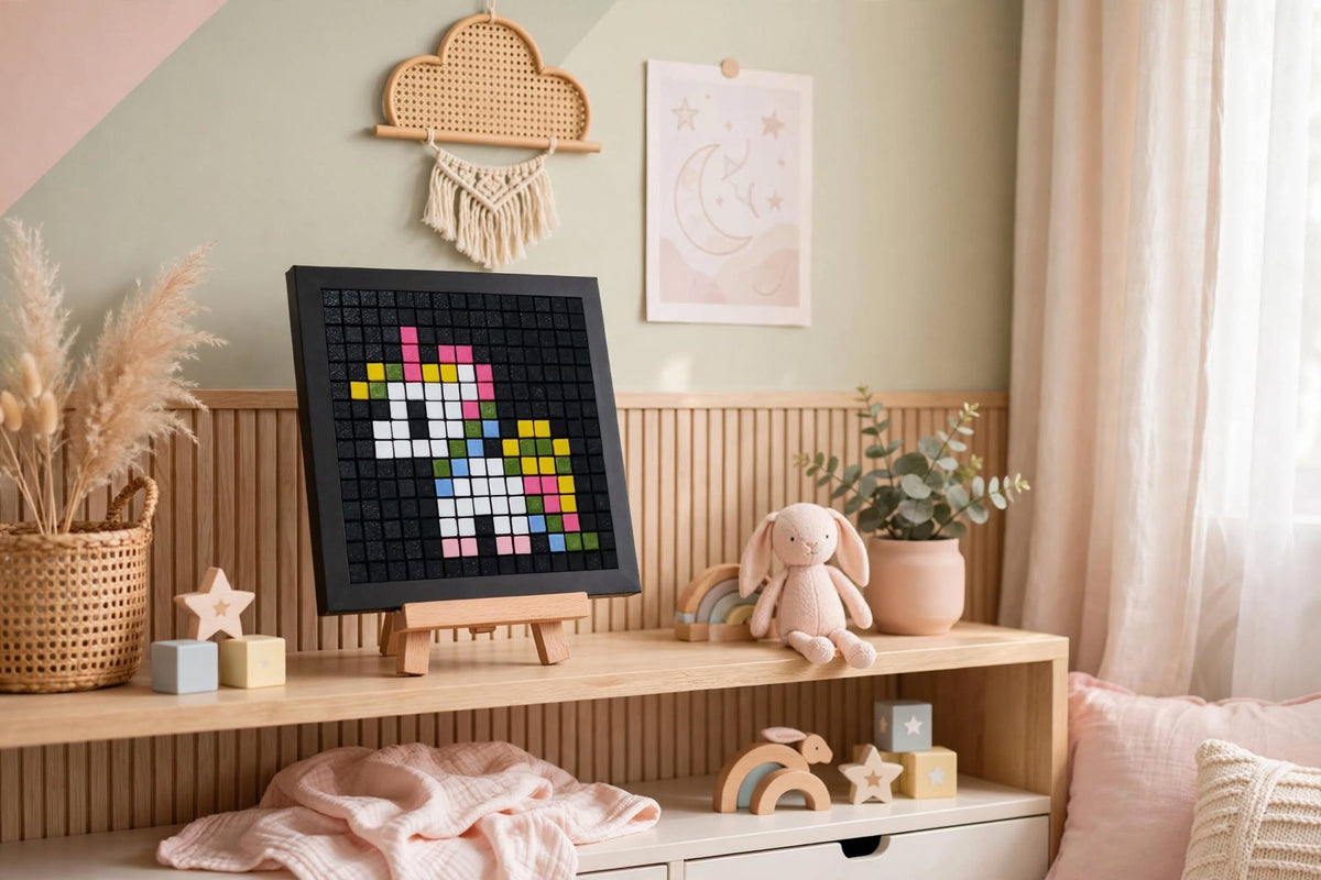 Unicorn Pixel Mosaic Kit – DIY Mosaic Art Kit