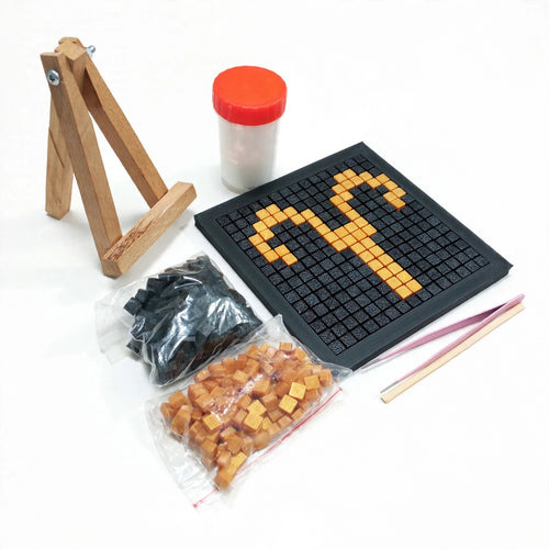 Aries Zodiac Mosaic Kit – DIY Pixel Craft Kit for Kids & Adults