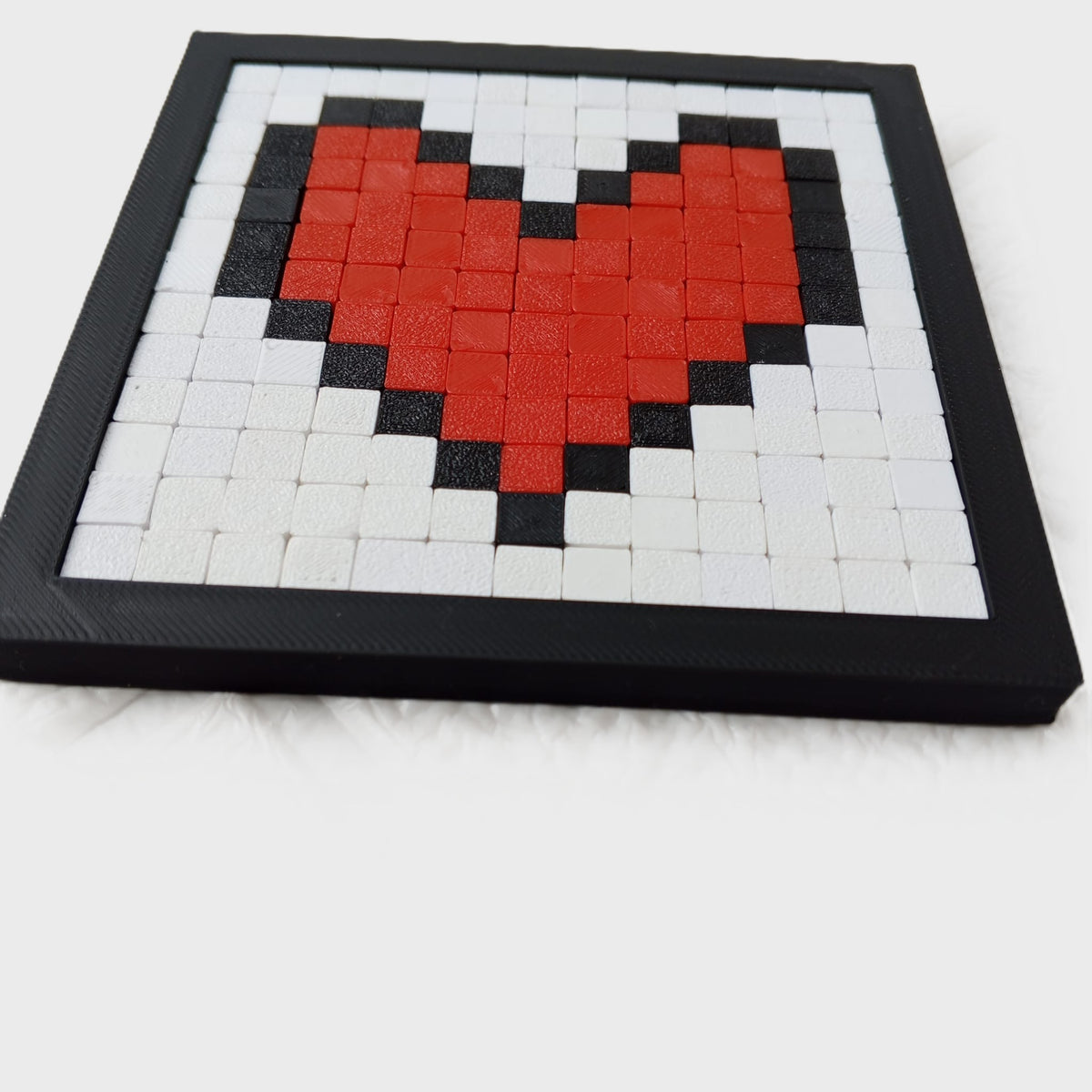Pixel Heart Mosaic Kit – DIY Love Craft Kit for Kids & Adults