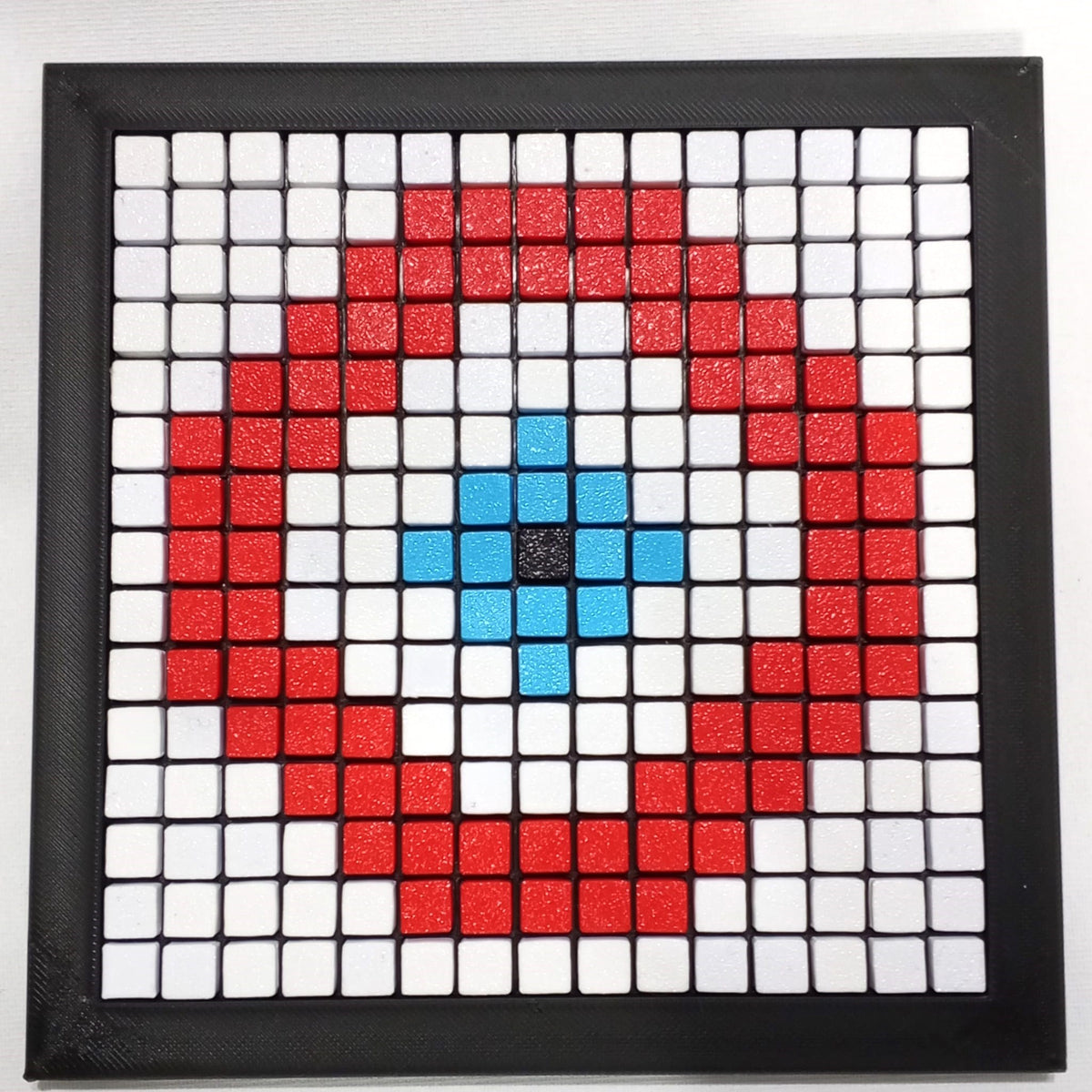 DIY Evil Eye Mosaic Kit – Turkish Nazar Wall Art – Pixel Art Craft Kit for Kids & Adults