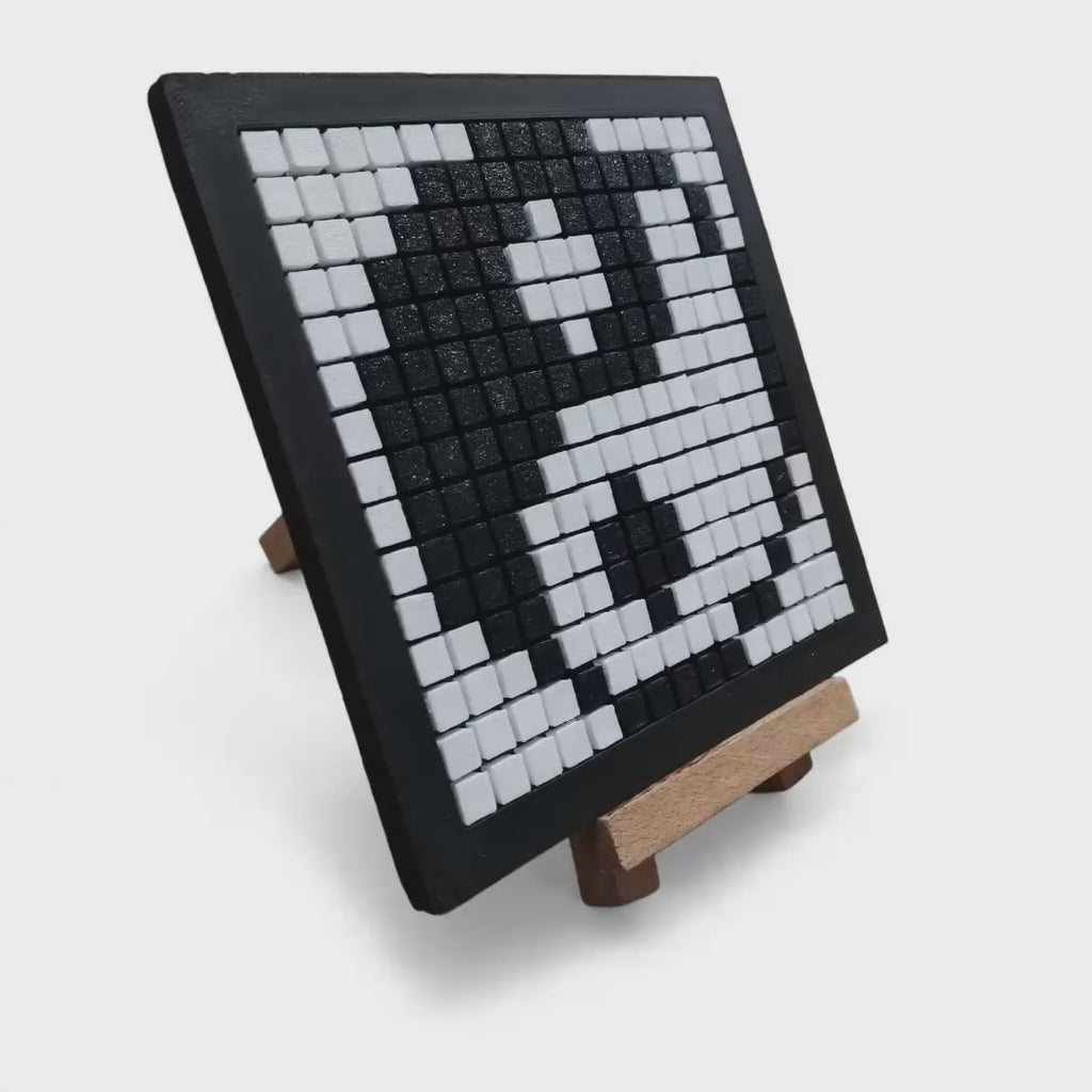 DIY Yin Yang Mosaic Kit – Black & White Pixel Art Craft Kit