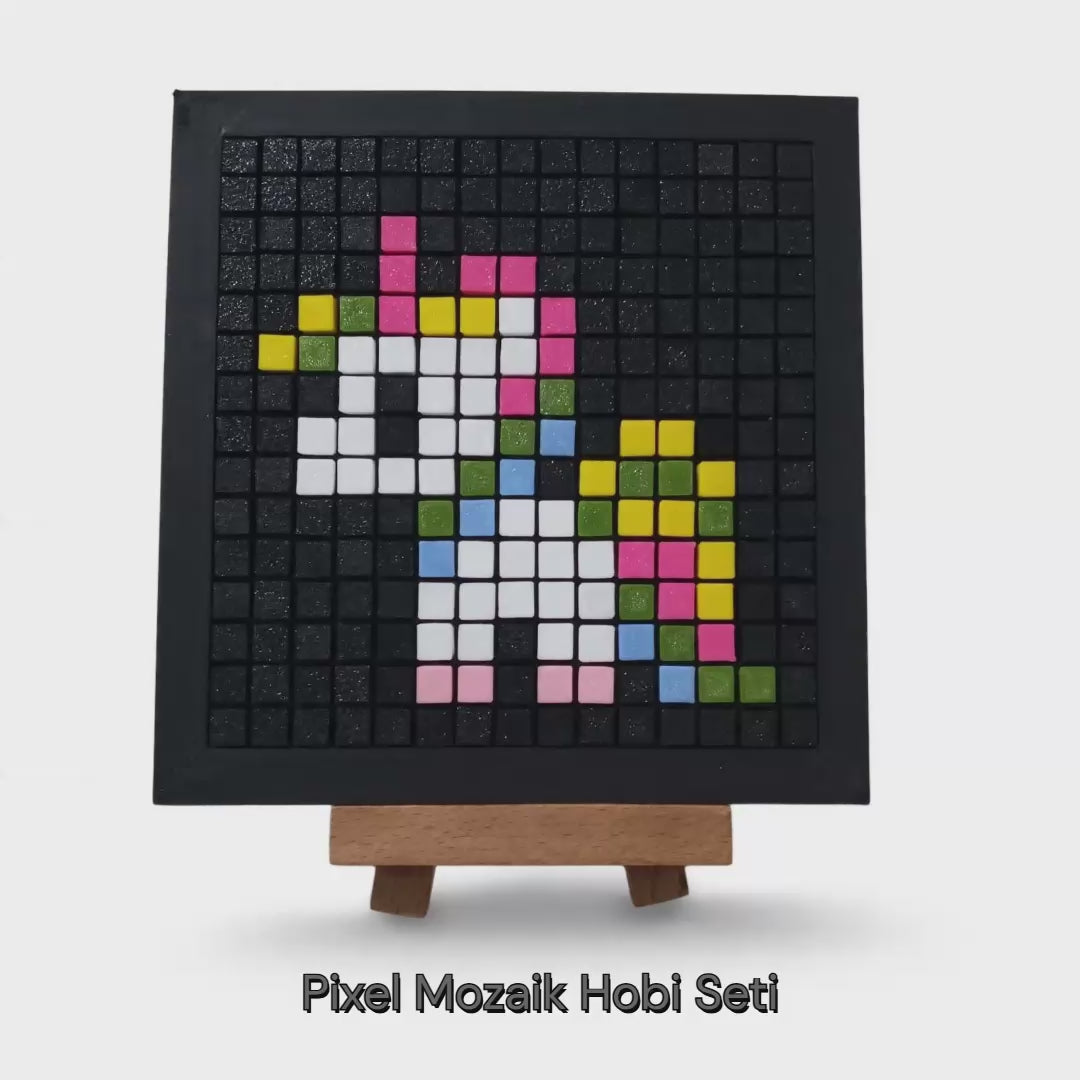 Unicorn Pixel Mosaic Kit – DIY Mosaic Art Kit