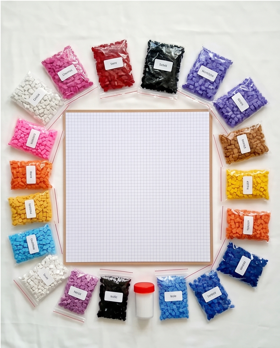 Butterfly Mosaic Kit – DIY Pixel Art Craft Kit for Adults