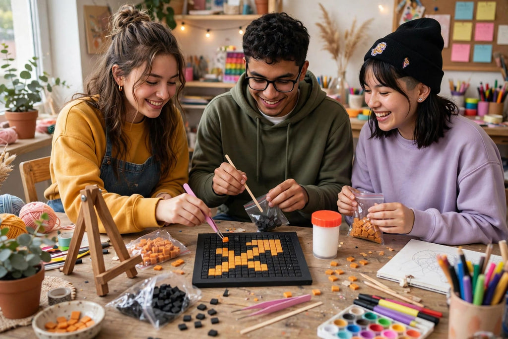 Sagittarius Zodiac Mosaic Kit – DIY Pixel Craft Kit for Kids & Adults